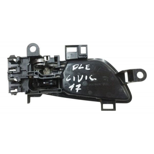 Maçaneta Interna Dianteira Esquerda Honda Civic 2017 A 2020 Cinza Dianteira