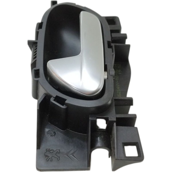 Kit 4 Maçaneta Interna Peugeot 2008 2014 2015 2016 2017 Cinza Dianteira/traseira