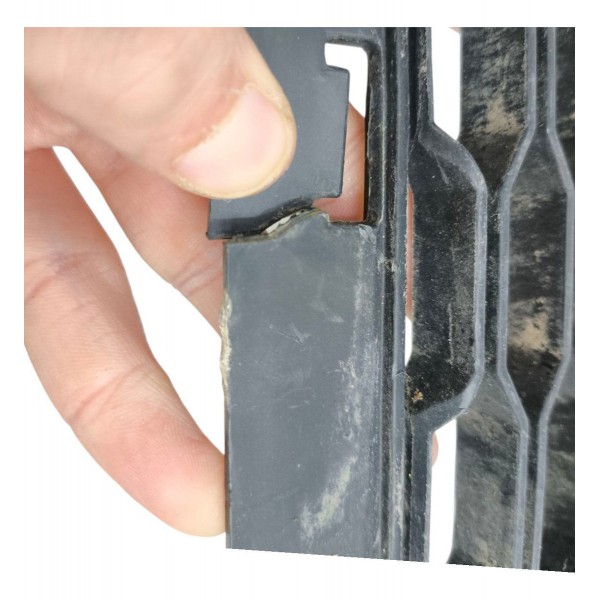 Grade Inferior Parachoque Dianteiro Dodge Journey 2009 2020 Preto Fosco