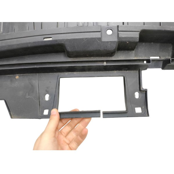 Reforço Superior Parachoque Dianteiro Fluence 2015 A 2021 Preto Fosco