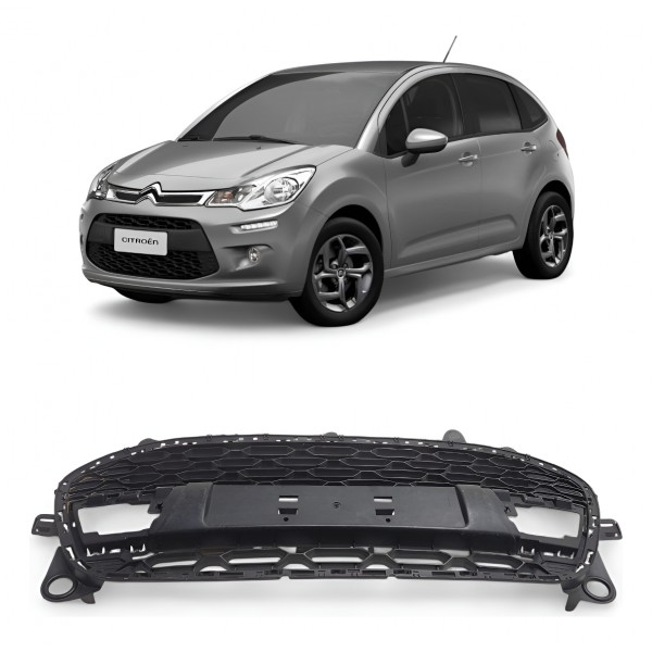 Grade Parachoque Dianteiro Citroen C3 2013 2014 2015 A 2019