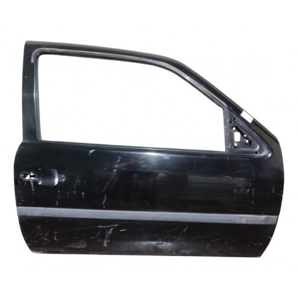 Porta Direita Volkswagen Gol G2 G3 G4 2 Portas 1997 A 2011 Dianteira Direito Preto