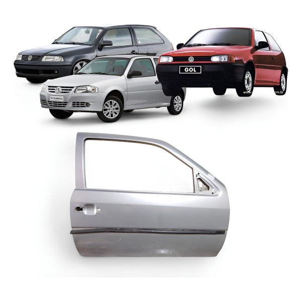 Porta Direita Volkswagen Gol G2 G3 G4 2 Portas 1997 A 2011 Dianteira Cinza Porta Direita Volkswagen Gol G2 G3 G4 2 Portas 1997 A 2011 Dianteira Cinza