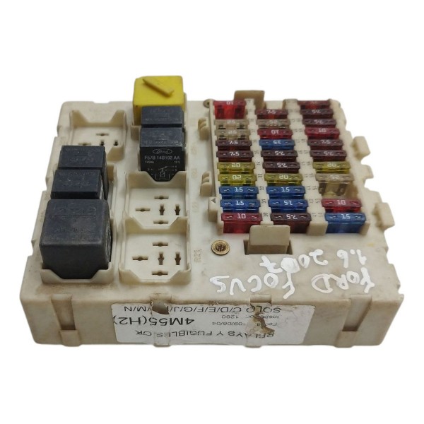 Caixa Fusível Ford Focus 1.6 16v 2004 2005 2006 2007 2008
