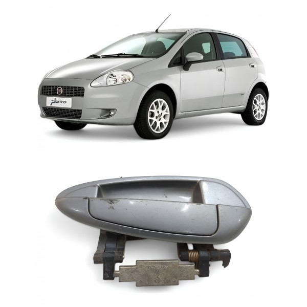 Maçaneta Externa Traseira Direita Fiat Punto Linea 2008 2013 Cinza Maçaneta Externa Traseira Direita Fiat Punto Linea 2008 2013 Cinza