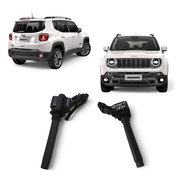 Bobina Ignição Renegade 1.8 16v 2016 2017 2018 2019 A 2021