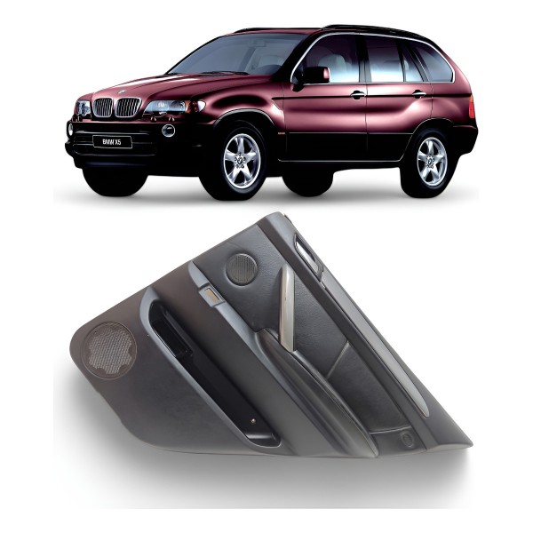 Forro Porta Traseira Direita Bmw X5 2004 2005 2006 2007