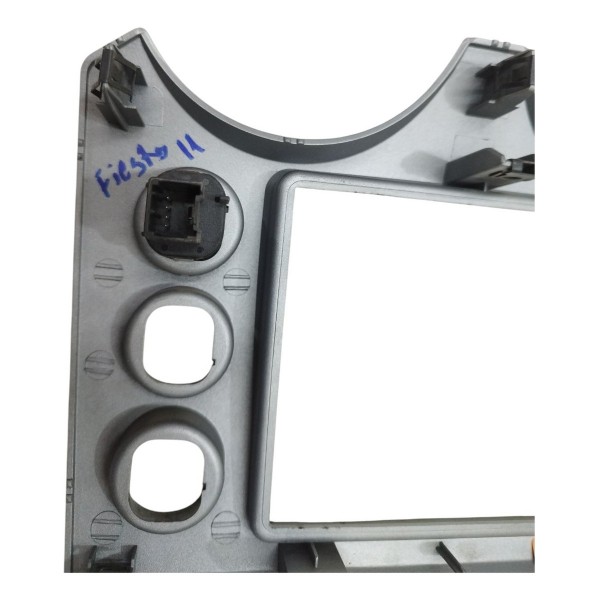 Moldura Central Ar Condicionado Ford Fiesta 2009 2010 A 2014 Preto