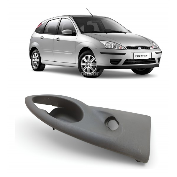 Moldura Maçaneta Interna Traseira Direita Focus 2003 A 2009 Cinza Moldura Maçaneta Interna Traseira Direita Focus 2003 A 2009 Cinza