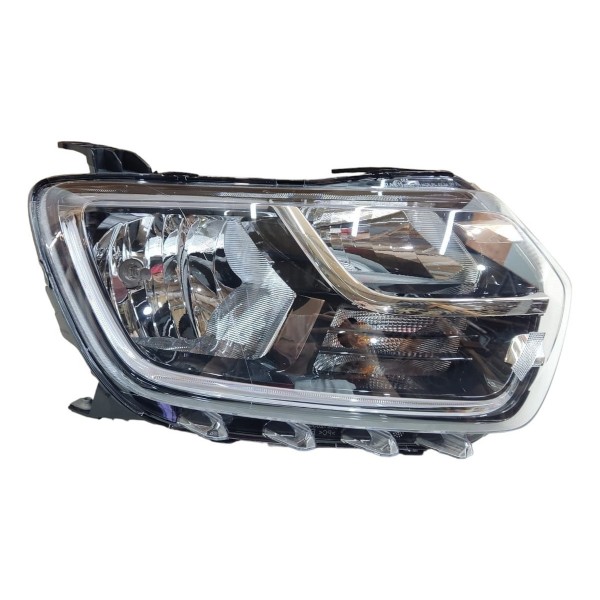 Farol Led Renault Duster 2021 2022 Original Mascara Negra