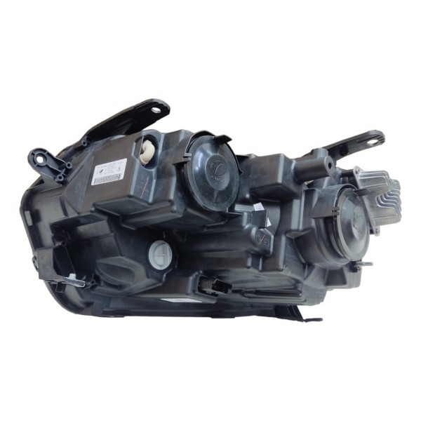 Farol Led Renault Duster 2021 2022 Original Mascara Negra Direito