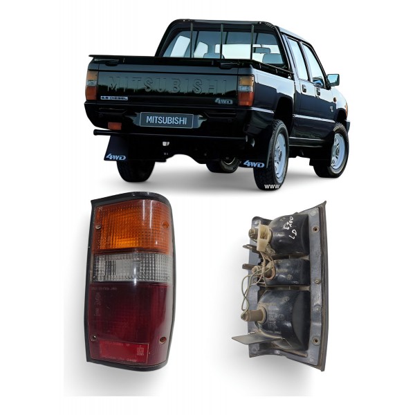 Lanterna Direita Mitsubishi L200 1993 1994 1995 1996 A 2003 Direito/passageiro Vermelho