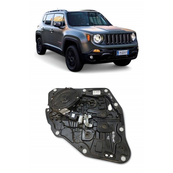 Maquina Vidro Traseiro Direito Jeep Renegade 2016 A 2020