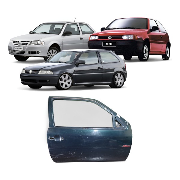 Porta Direita Volkswagen Gol G2 G3 G4 2 Portas 1997 A 2011
