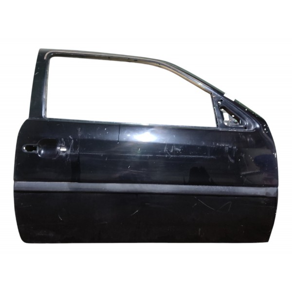 Porta Direita Volkswagen Gol G2 G3 G4 2 Portas 1997 A 2011 Dianteira Direita Preto