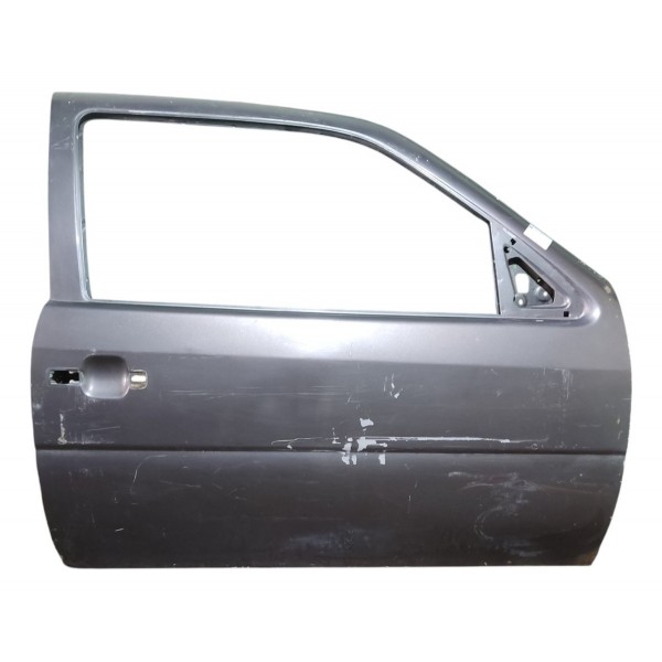 Porta Direita Volkswagen Gol G2 G3 G4 2 Portas 1997 A 2011 Dianteira Direita Cinza-escuro