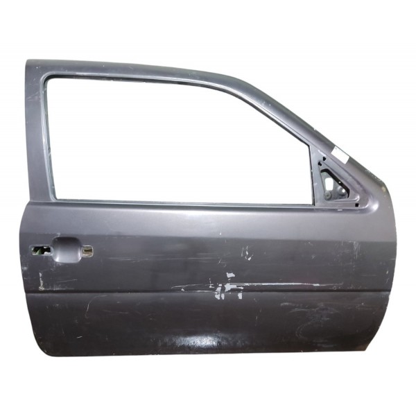 Porta Direita Volkswagen Gol G2 G3 G4 2 Portas 1997 A 2011 Dianteira Direita Cinza-escuro