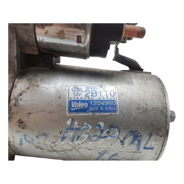 Motor Partida Arranque Hyundai Hb20 1.6 16v 2013 2014 A 2019