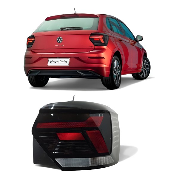 Lanterna Traseira Vw Polo Highline 2022 2023 2024 Fumê