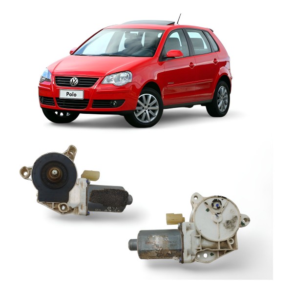 Motor Máquina Vidro Traseira Direita Vw Polo 2008 A 2014