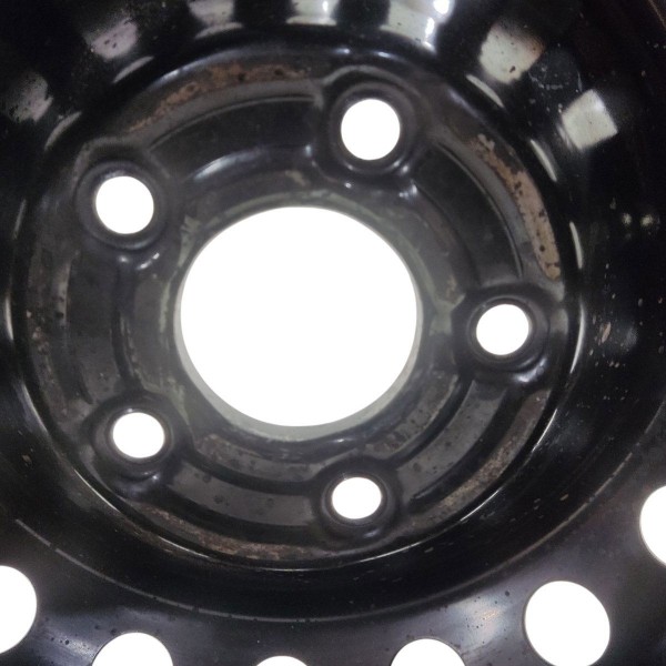 Roda Ferro Aro 16 Estepe Fiat Toro 5x110 5 Furos Original Preto