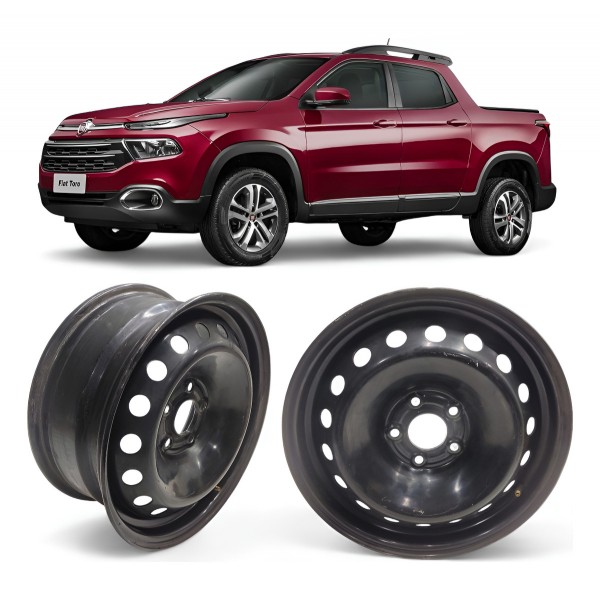 Roda Ferro Aro 16 Estepe Fiat Toro 5x110 5 Furos Original