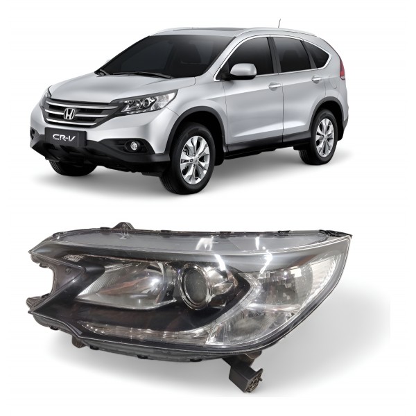Farol Esquerdo Honda Crv 2012 2013 2014 2015 2016 Original