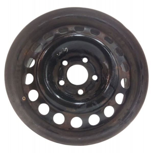 Roda Ferro Aro 15 Gm Vectra Zafira Omega 5 Furos Original Preto