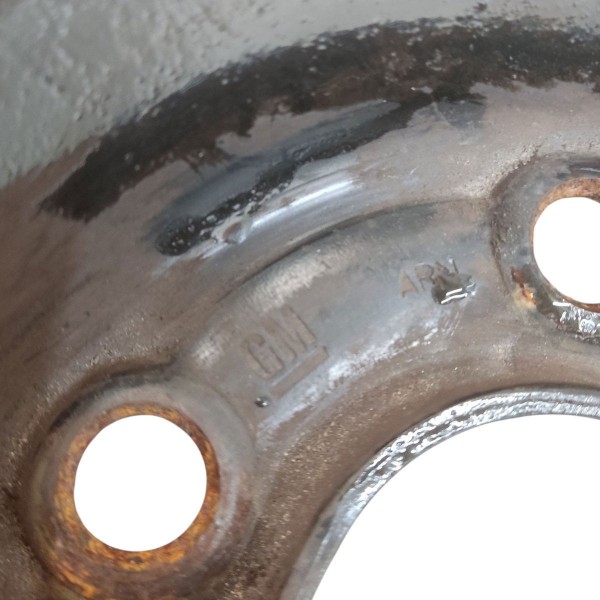 Roda Ferro Aro 15 Gm Vectra Zafira Omega 5 Furos Original Preto