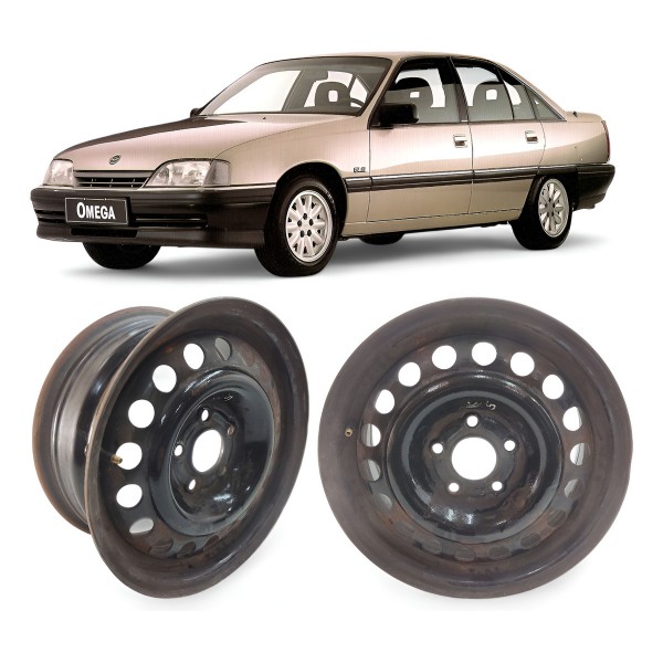Roda Ferro Aro 15 Gm Vectra Zafira Omega 5 Furos Original