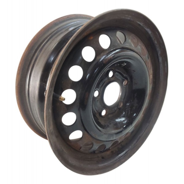 Roda Ferro Aro 15 Gm Vectra Zafira Omega 5 Furos Original Preto