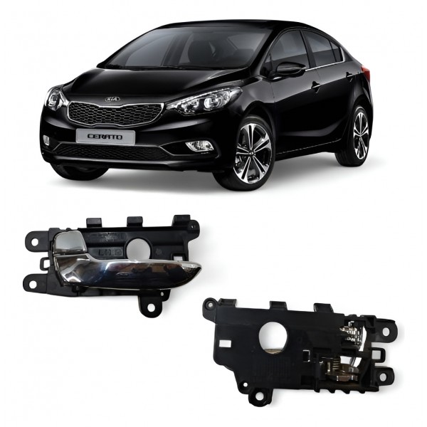 Maçaneta Interna Esquerda Kia Cerato 2015 2016 2017 2018