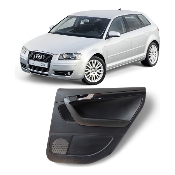Forro Porta Audi A3 Sportback 2009 A 2012 Traseiro Direito