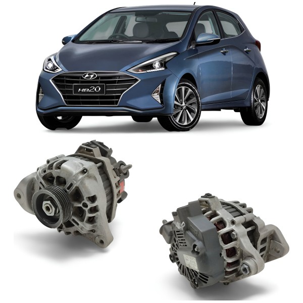 Alternador Hyundai Hb20 1.0 3cc 2017 2018 2019 2020 2021