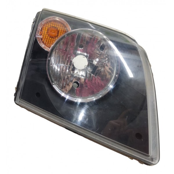 Farol Direito Ecosport 2004 2005 2006 2007 Mascara Negra Direito/passageiro