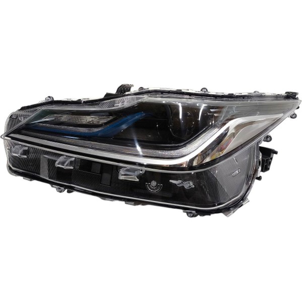 Farol Esquerdo Corolla Híbrido Friso Azul 2020 2021 2022 Led Esquerdo/motorista
