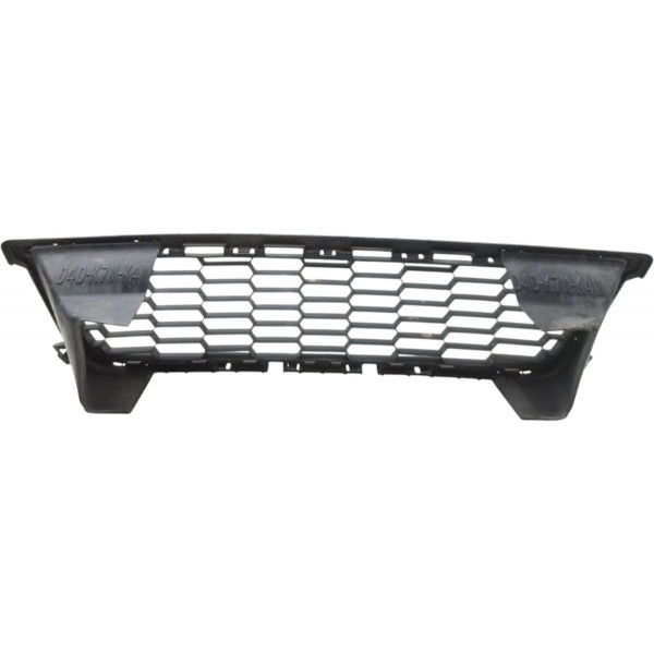 Grade Central Parachoque Renault Sandero 2008 2009 A 2012 Preto Fosco