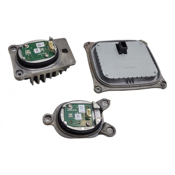 Kit Modulo Reator Led Farol Fiat Toro 2016 2017 2018 2019 H1 Cinza Branco-frio