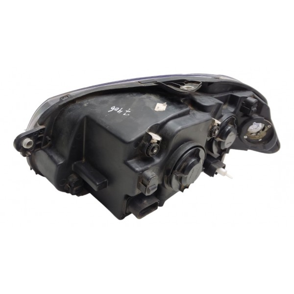 Farol Esquerdo Palio Elx 2012 2013 Mascara Negra Aro Cromado Esquerdo/motorista