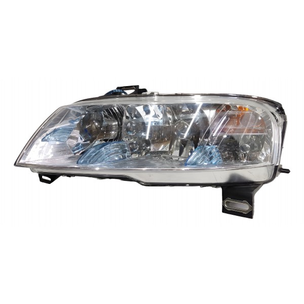 Farol Esquerdo Stilo 2004 A 2011 Cromado Duplo Plug Redondo