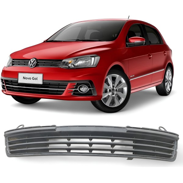 Grade Inferior Parachoque Volkswagen Gol G6 2016 2017 2018
