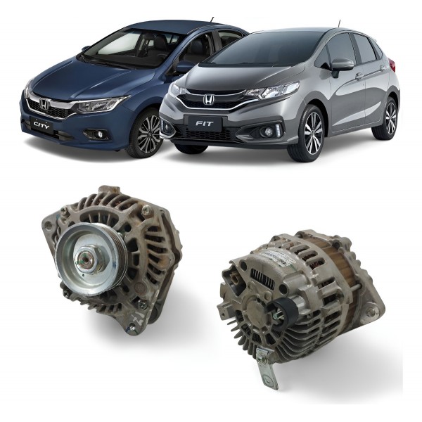 Alternador Honda Fit City 1.5 2015 2016 2017 2018 2019 Orig Alternador Honda Fit City 1.5 2015 2016 2017 2018 2019 Orig
