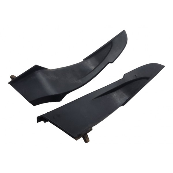 Par Moldura Churrasqueira Parabrisa Kia Sportage 2019 2020 Preto