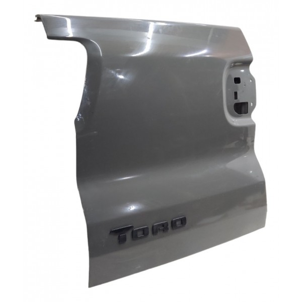 Tampa Caçamba Traseira Esquerda Fiat Toro 2022 2023 2024 Cinza