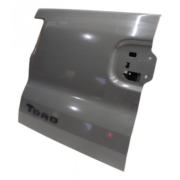 Tampa Caçamba Traseira Esquerda Fiat Toro 2022 2023 2024 Cinza