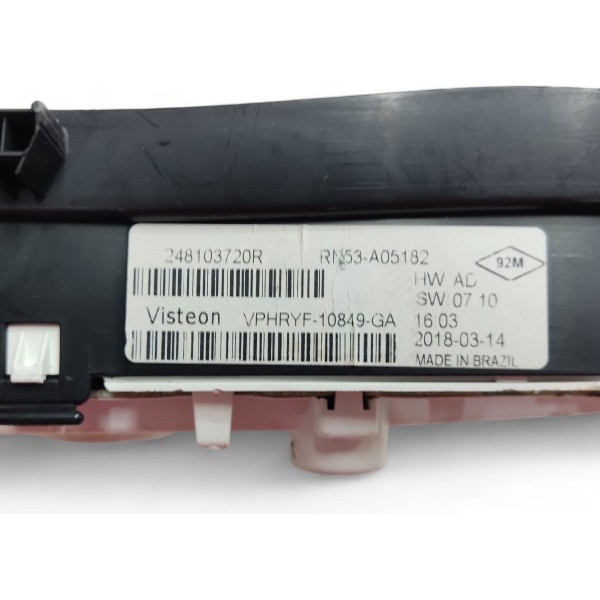 Painel Instrumentos Velocímetro Duster 1.6 16v Aut 2016 2017 Preto