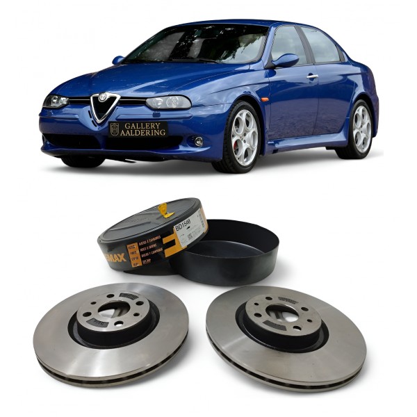 Par Disco Freio Dianteiro Alfa Romeo 156 2.0i 16v Twin S Par Disco Freio Dianteiro Alfa Romeo 156 2.0i 16v Twin S