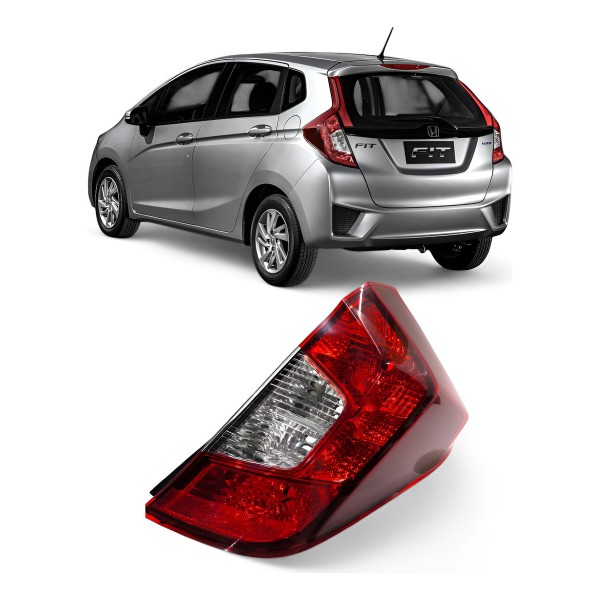 Lanterna Direita Honda Fit 2015 2016 2017 2018 Sem Led