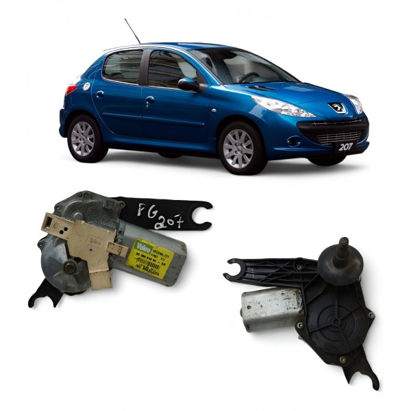 Motor Limpador Parabrisa Traseiro Peugeot 207 2000 A 2012