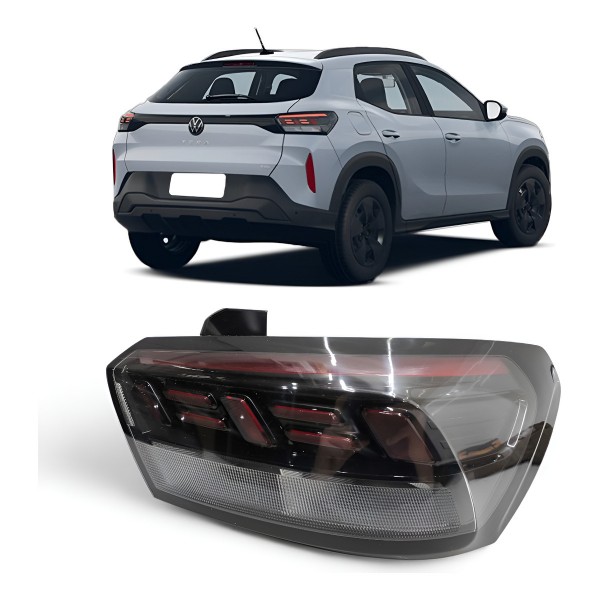 Lanterna Traseira Volkswagen Tera 2025 2026 Led Canto Direito/passageiro Vermelho
